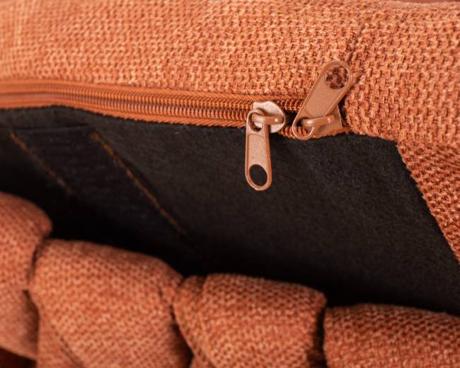 Набор 2 шт Стул барный DOBRIN LEON, оранжевая ткань (LAR 275-27)