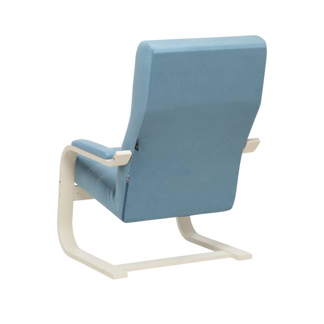 Кресло Leset Оскар Слоновая кость V47 синий