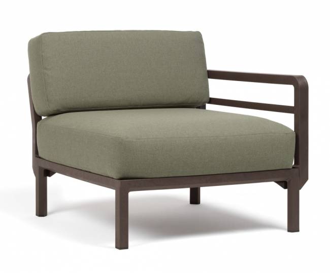 Диван пластиковый с подушками Maximo 3 терра, тимьян 2685х940х790 мм Диван пластиковый с подушками Maximo 3 терра, тимьян 2685х940х790 мм