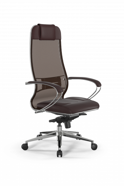 Кресло Samurai L1-2K - TS+Infinity /Uc00/Wm06/K2cL(M06.B32.G11.W03), темно-коричневый