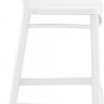 Стул пластиковый барный Victor Bar 75 белый 450х520х1060 мм