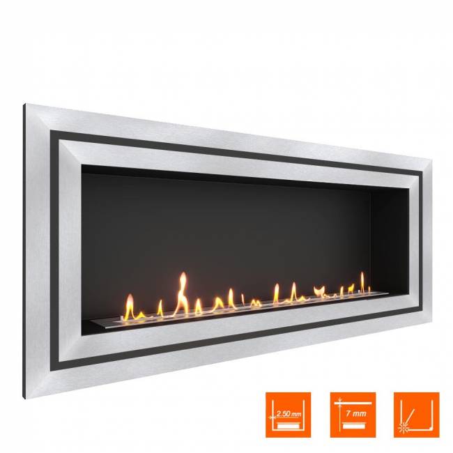 Биокамин встраиваемый SteelHeat GRAND-D 1500 XL (Стандарт)