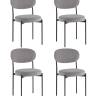 Стул Бриф DD велюр серый 4 шт.
