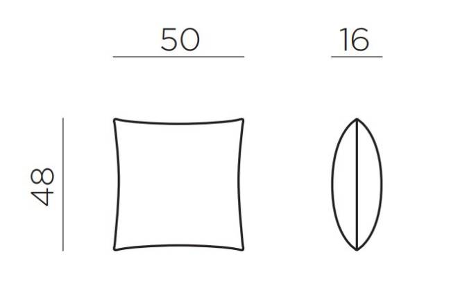 Подушка декоративная Passepartout джунгли 500х480х160 мм