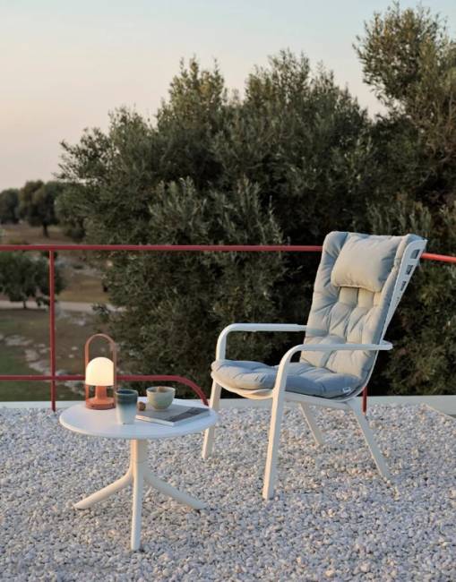 Подушка-подголовник для лаунж кресла Folio серый 465х290х70 мм