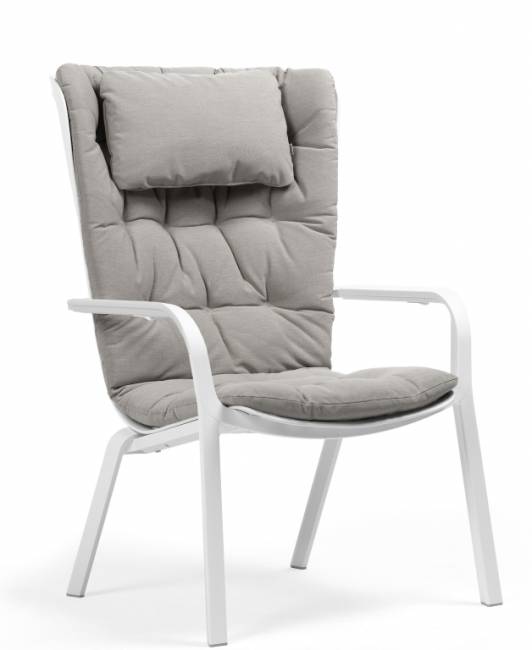 Подушка-подголовник для лаунж кресла Folio серый 465х290х70 мм