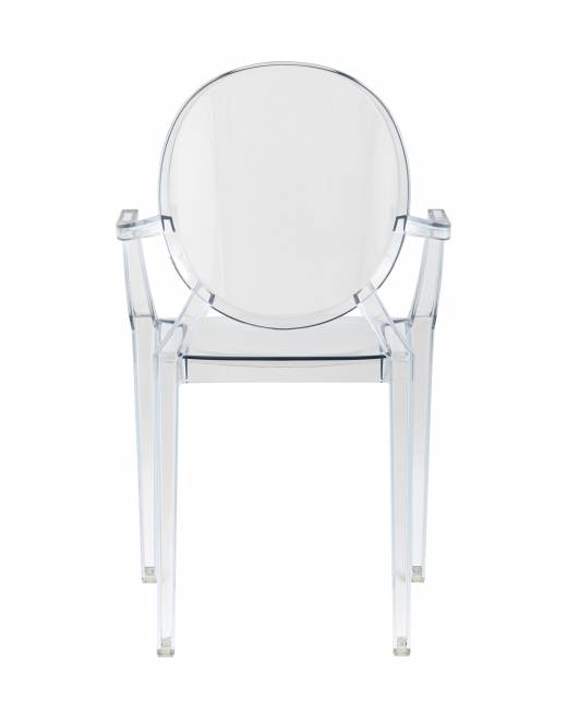 Стул Victoria Ghost с подлокотниками прозрачный
