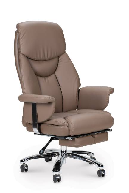 Кресло офисное / Парламент / серо коричневый экокожа Кресло офисное / Парламент / серо коричневый экокожа