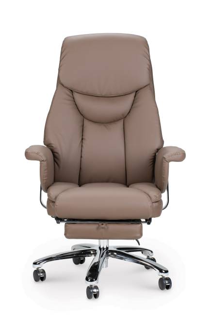 Кресло офисное / Парламент / серо коричневый экокожа Кресло офисное / Парламент / серо коричневый экокожа