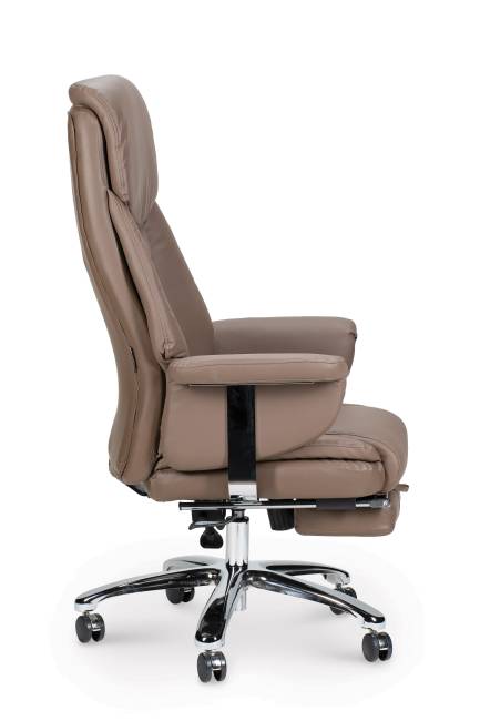 Кресло офисное / Парламент / серо коричневый экокожа Кресло офисное / Парламент / серо коричневый экокожа