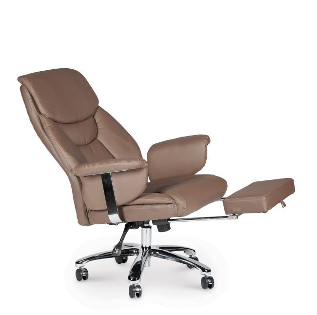 Кресло офисное / Парламент / серо коричневый экокожа Кресло офисное / Парламент / серо коричневый экокожа