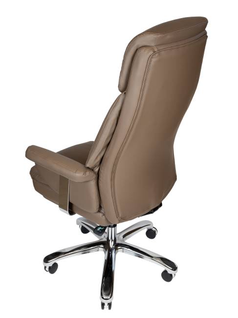 Кресло офисное / Парламент / серо коричневый экокожа Кресло офисное / Парламент / серо коричневый экокожа