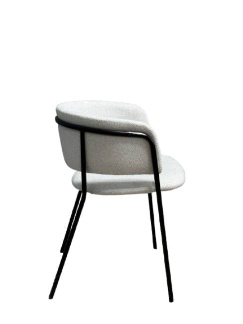 Дизайнерский стул Dragon букле светло-серый