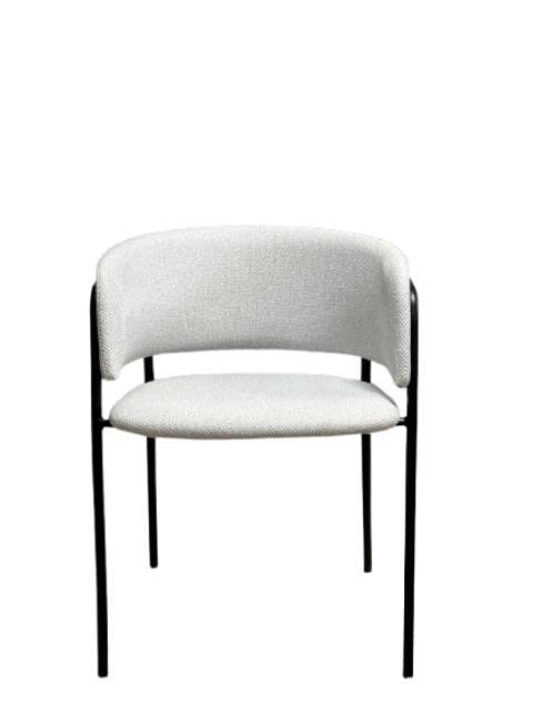 Дизайнерский стул Dragon букле светло-серый