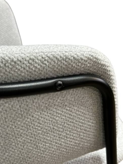 Дизайнерский стул Dragon букле светло-серый