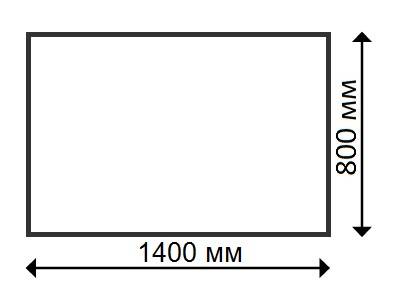 Столешница прямоугольная Werzalit Woodart исландский дуб 2 800х1400х21 мм