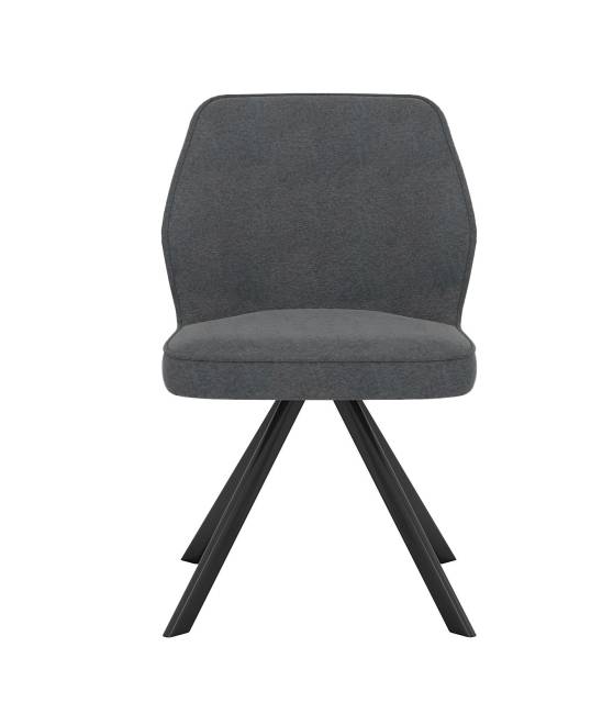 Стул DikLine 233 поворотный NS13 GRAPHITE, ножки черные