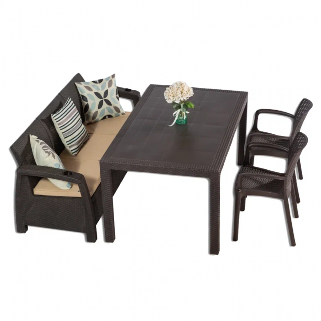 Комплект мебели YALTA BIG FAMILY 2 CHAIR Комплект мебели YALTA BIG FAMILY 2 CHAIR