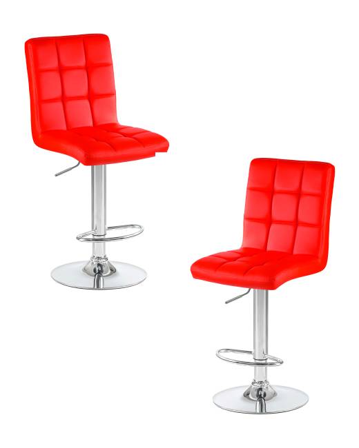 Набор 2 шт Стул барный DOBRIN KRUGER, красный