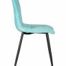 Стул обеденный DOBRIN CHILLY, Мятный Holland 50, основание черное
