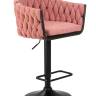 Набор 2 шт Стул барный DOBRIN LEON, розовая ткань (LAR 275-10)