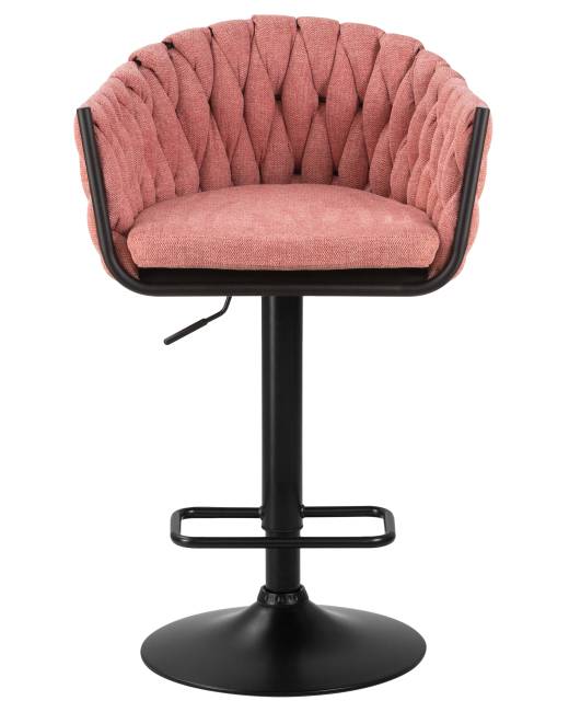 Набор 2 шт Стул барный DOBRIN LEON, розовая ткань (LAR 275-10)