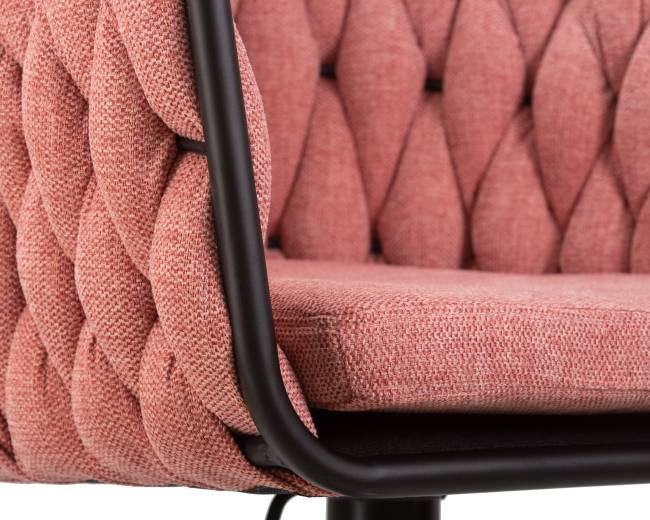 Набор 2 шт Стул барный DOBRIN LEON, розовая ткань (LAR 275-10)