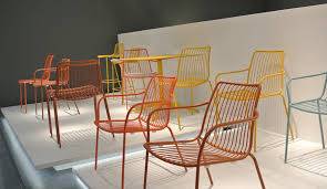 Стул металлический Nolita терракотовый 550х535х770 мм