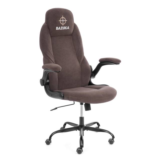 Кресло BAZUKA metalBL велюр, коричневый, 6 коричневый велюр Кресло BAZUKA metalBL велюр, коричневый, 6 коричневый велюр