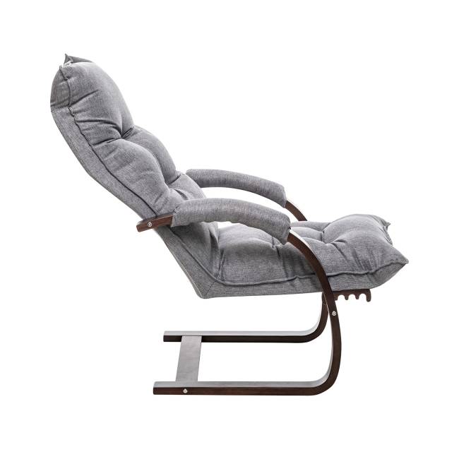 Кресло-трансформер Leset Монако Орех текстура Malmo 90 (серый) Кресло-трансформер Leset Монако Орех текстура Malmo 90 (серый)