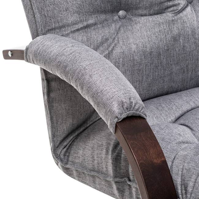 Кресло-трансформер Leset Монако Орех текстура Malmo 90 (серый) Кресло-трансформер Leset Монако Орех текстура Malmo 90 (серый)