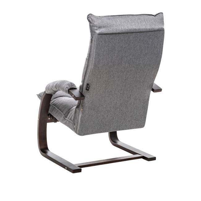 Кресло-трансформер Leset Монако Орех текстура Malmo 90 (серый)