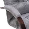 Кресло-трансформер Leset Монако Орех текстура Malmo 90 (серый)