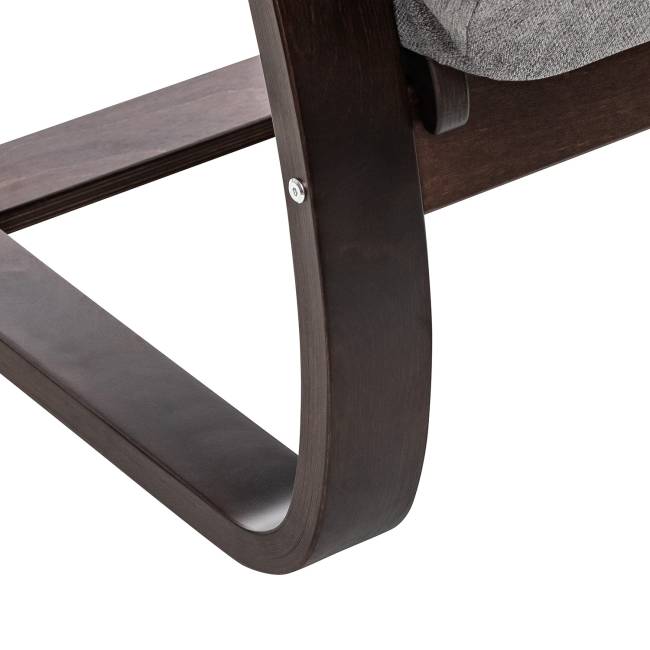 Кресло-трансформер Leset Монако Орех текстура Malmo 90 (серый)