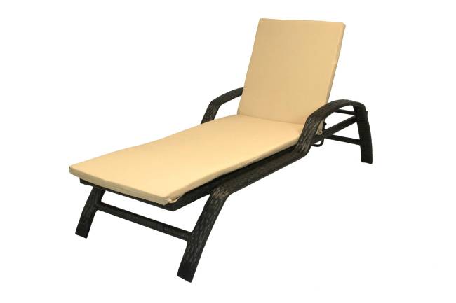 Лежак -шезлонг Бруно ротанг искусственный