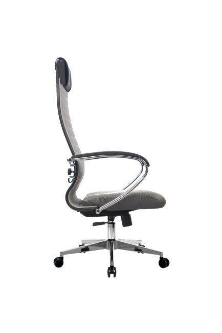 Кресло МЕТТА-21(MPRU)/подл.130/осн.004, светло-серый/светло-серый