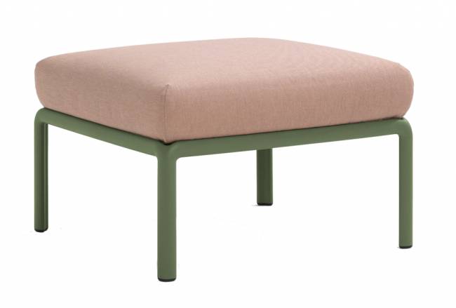 Пуф пластиковый с подушкой Komodo Pouf агава, розовый 700х700х490 мм