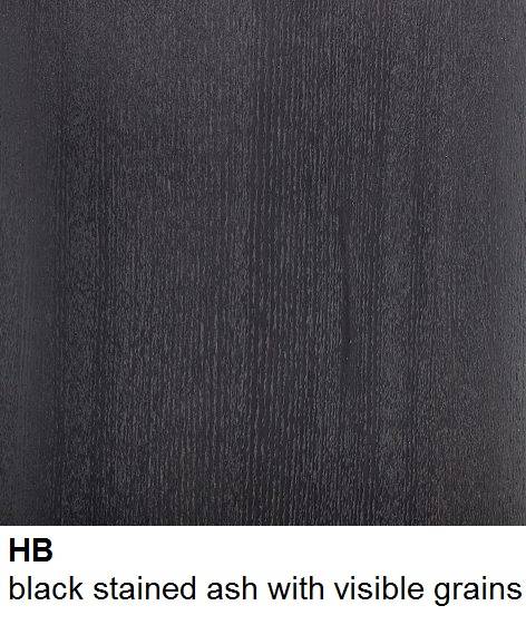 Стул деревянный с обивкой Natural Finn черный ясень, серый 490х540х790 мм