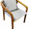 Кресло деревянное с подушками Pablito 660х580х740 мм