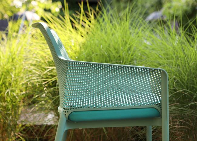 Кресло пластиковое Net Relax ментоловый 670х710х865 мм