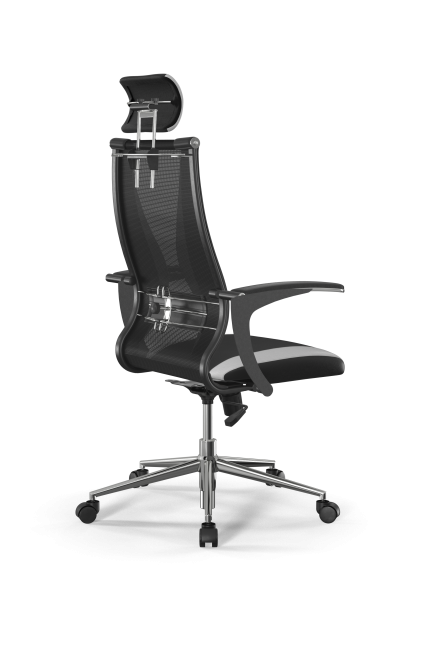 Кресло Sit 10 B2-170U - T+UMF(SY271)+Extra /Kb38/Wh09/U0mL-b/H3mL-Pf-2D(M09.B23.G18.W01), черный-белый