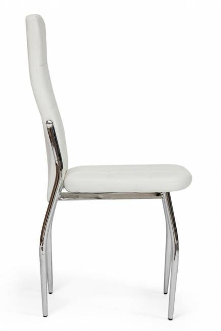 Стул ELFO ( mod.35 ) металл/экокожа, 45х53х100х47см, хром/белый (Комплект из 4 шт.) Стул ELFO ( mod.35 ) металл/экокожа, 45х53х100х47см, хром/белый (Комплект из 4 шт.)