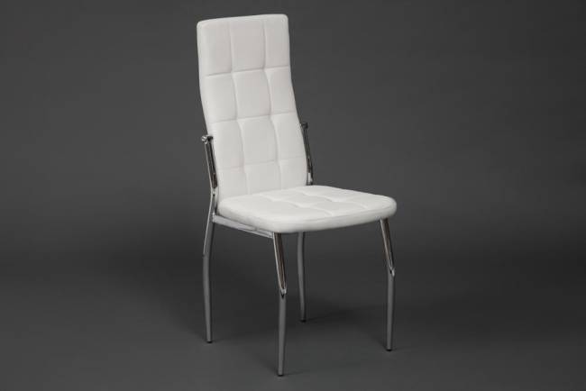 Стул ELFO ( mod.35 ) металл/экокожа, 45х53х100х47см, хром/белый (Комплект из 4 шт.) Стул ELFO ( mod.35 ) металл/экокожа, 45х53х100х47см, хром/белый (Комплект из 4 шт.)