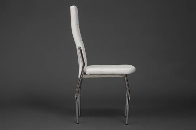 Стул ELFO ( mod.35 ) металл/экокожа, 45х53х100х47см, хром/белый (Комплект из 4 шт.) Стул ELFO ( mod.35 ) металл/экокожа, 45х53х100х47см, хром/белый (Комплект из 4 шт.)