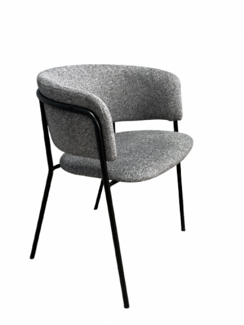 Дизайнерский стул Dragon букле серый Дизайнерский стул Dragon букле серый