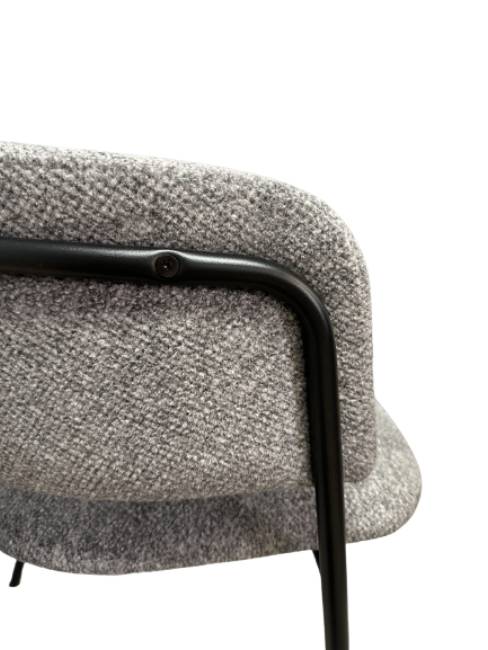 Дизайнерский стул Dragon букле серый Дизайнерский стул Dragon букле серый