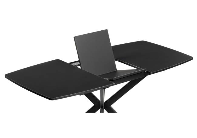 Палу 130(170)х80х76 черный