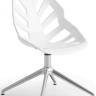 Стул офисный пластиковый Ninja L белый 700х700х840 мм