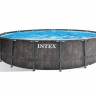 Каркасный бассейн Prism Frame 549х122см "Greywood" 24311л, фил.-насос 5678л\ч, лестница, тент, подст