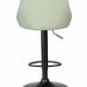 Стул барный DOBRIN LOGAN BLACK, мятный велюр (MJ9-87)